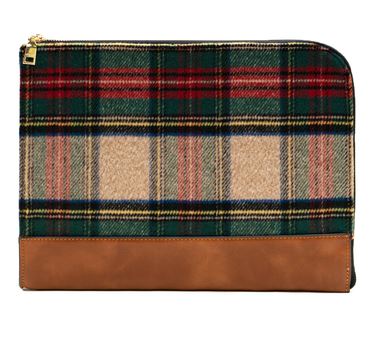 Adele Flannel Clutch / Tablet Sleeve 13''