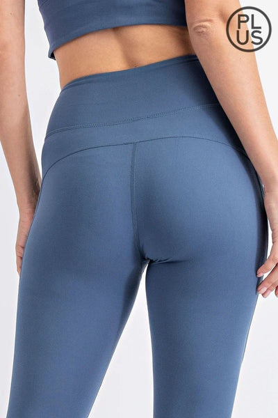 Full Length Wide Waistband Leggings