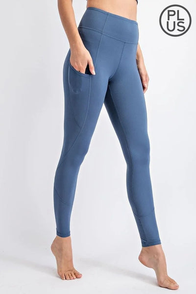 Full Length Wide Waistband Leggings