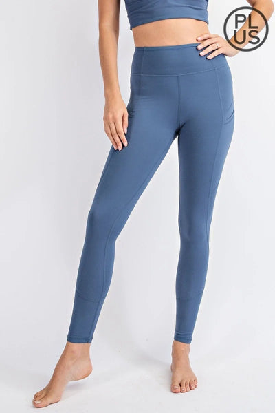 Full Length Wide Waistband Leggings