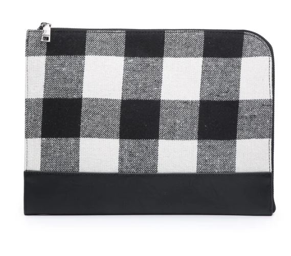 Adele Flannel Clutch / Tablet Sleeve 13''