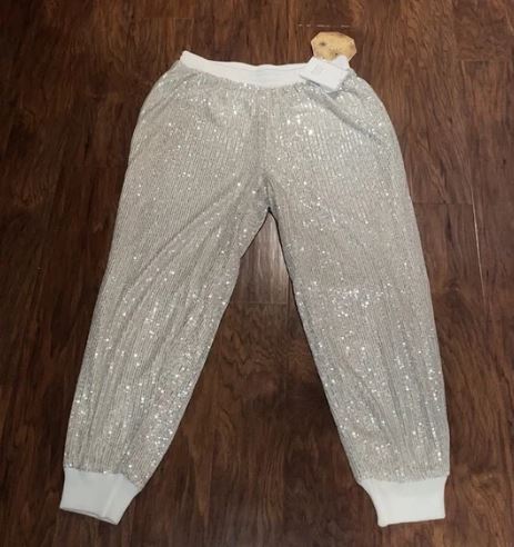 Sequin Jogger Pants