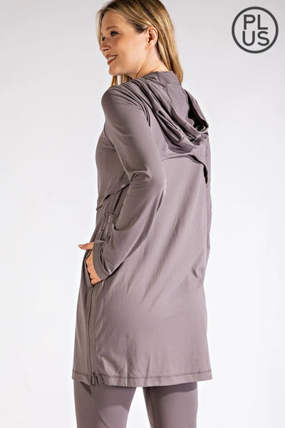 Hooded Tunic Jacket -J3065PL